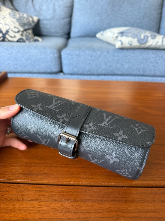 Louis Vuitton Other - Louis Vuitton Black Monogram watch roll watch case